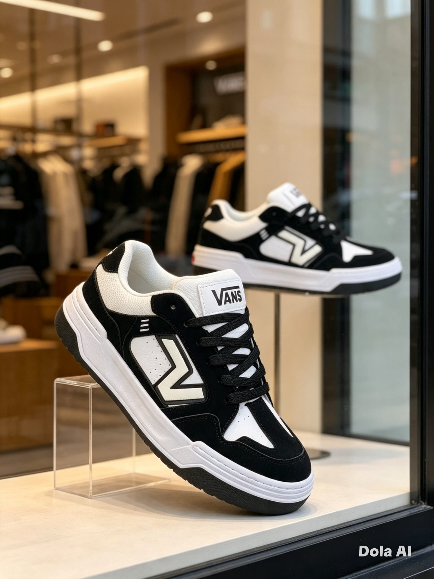 Zapatillas Casual Street Premium en Blanco y Negro – Comodidad y Estilo