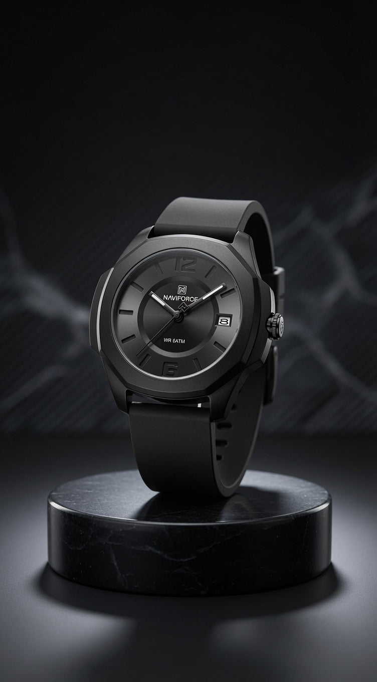 ⌚ Naviforce Black Phantom – El Reloj que Representa Poder y Elegancia
